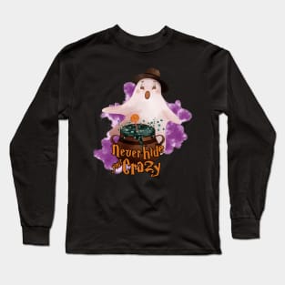 Crazy ghost Long Sleeve T-Shirt